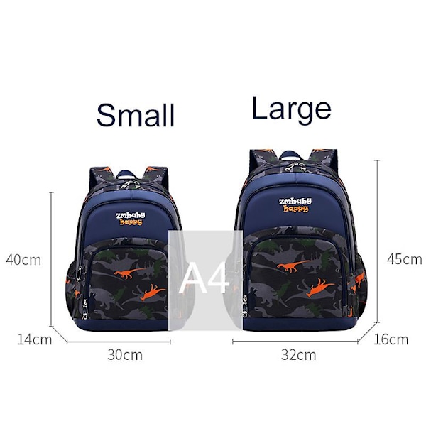 Vedenpitävät koululaukut lapsille, pojille ja tytöille, ortopediset alakoululaukut, koululaukut, Mochila Infanti small navy