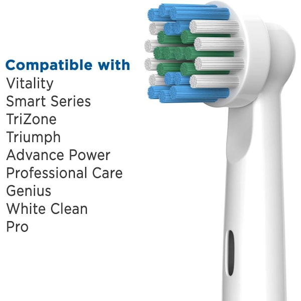 Vaihtopäät sähköhammasharjoihin 16 kpl / yhteensopiva Oral B{GKS}
