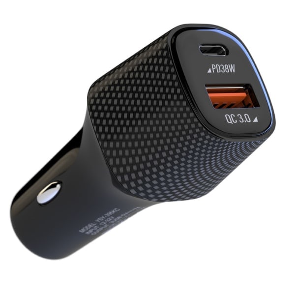 Sikker og Rask Dobbel USB Billader med PD20W & QC3.0
