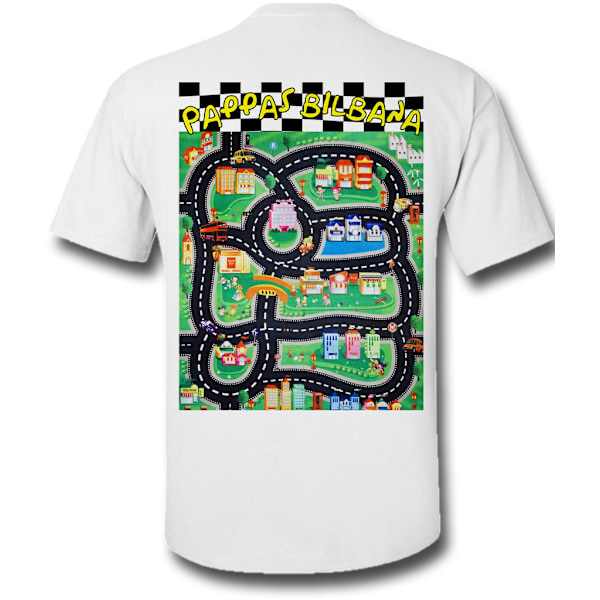 Pappa-T-shirt & leksak i ett! Vit White xl