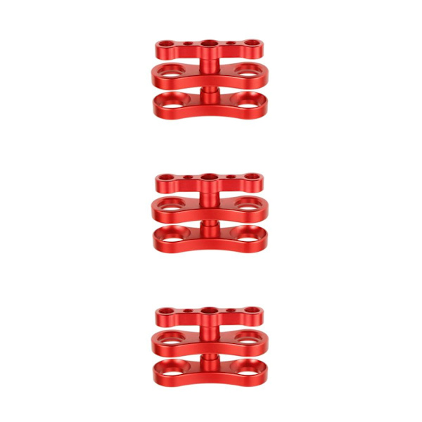 1/2/3 Aluminium Standard 1 Kuleklemme for Undervannsdykking Grå 7,01 x 4,5 cm [YD] gray 2.76 x 1.77 Inch 1Set