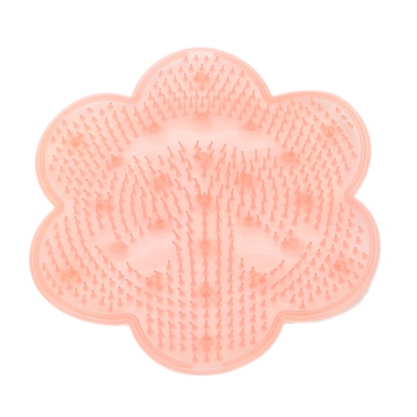 Bath Massage Pad Silicone Suction Cup Bathroom Shower Mat Non Slip Foot Wash Back 1 Piece Pink