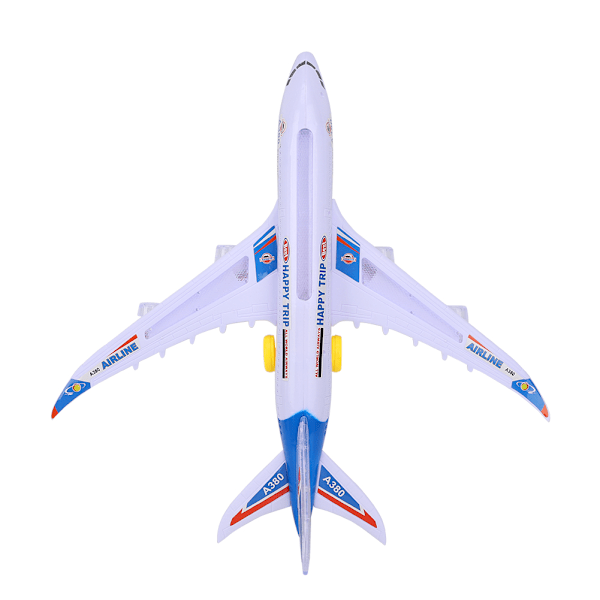 A380 Fly 43 cm Lang Elektrisk Modelflyvemaskine med Lyd og Lys Børnelegetøj Modelflyvemaskiner{YD} 0.1