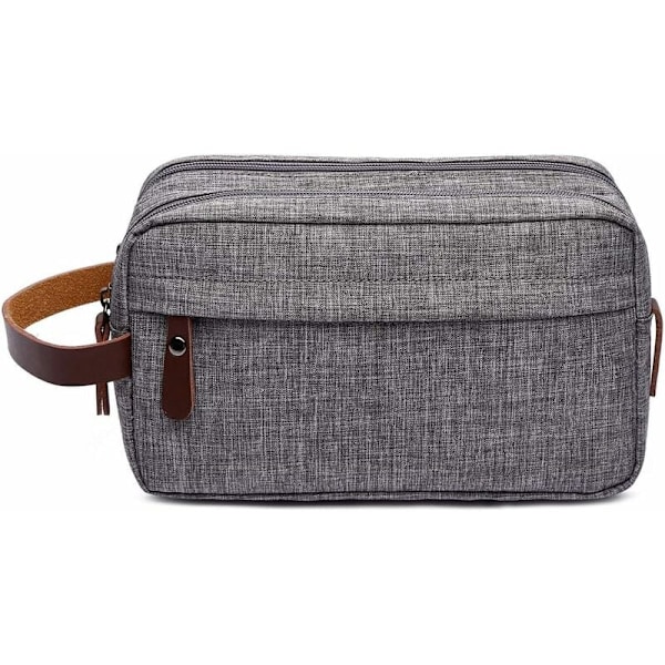 Herre toilettaske med dobbelte rum - 24,9 x 8,9 x 15 cm - Laajar