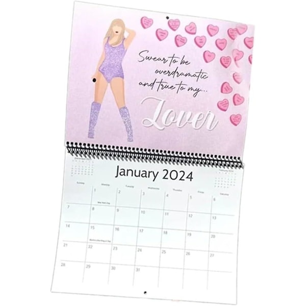 2024 Kalenteri Taylor Swift The Eras Tour -kalenteri faneille