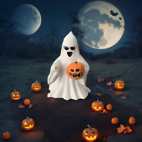 Amazonin uudet keskisormea näyttävät söpöt aave-Halloween-koristeet, joissa on keskisormea rakastava aave Sunglasses Ghost