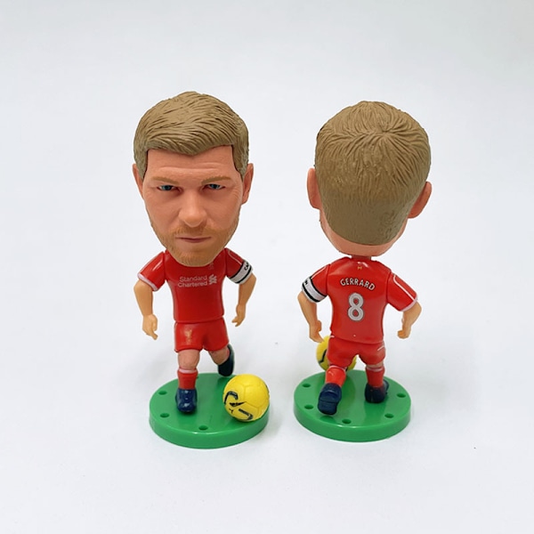 Real Madrid Paris Dockor Ornament Modell Dekoration för Skrivbord Gerrard