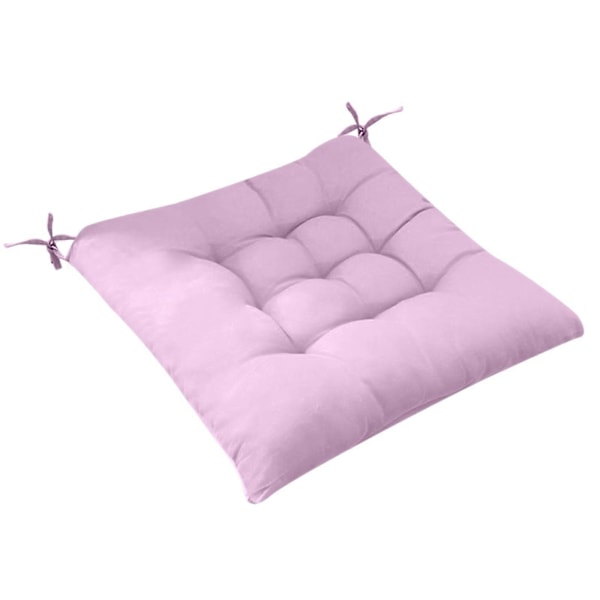Ensfarvede seteputer for stoler Lilla{HONGDE} Purple J
