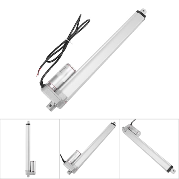 12V DC Linjär Aktuator - Max 140 KG Lyftkraft - 300 mm Slaglängd - Medicinsk, Bil, Automobil 1.2