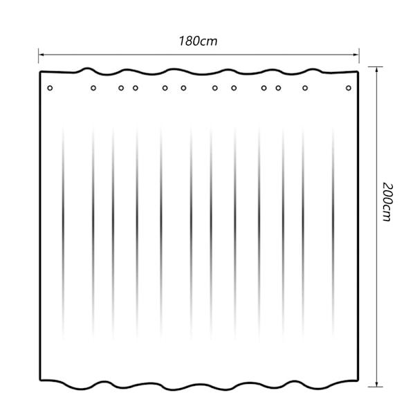 Bruseforhæng 180 x 200 cm, vandtæt bruseforhæng, blåt delfin bruseforhæng, polyester badeværelsesforhæng, vaskbart badeværelsesbruseforhæng,
