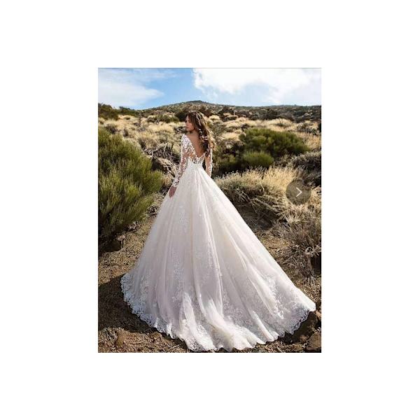 Kvinnors långärmade one shoulder vit bröllopsklänning bröllopsklänning för bröllop brudtärna festklänningar superb vit White M