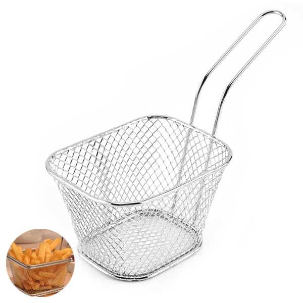st frityrkorgar, köksredskap Mini frityrkorgar Snackskorgar Grillkorgar frityrkorgar SQBB