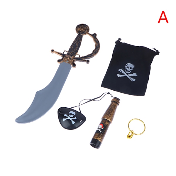 Pirate Øjenklap Mønt Skib Balloner Kranie Hat Børne Favoriserer Gave{HONGDE} A