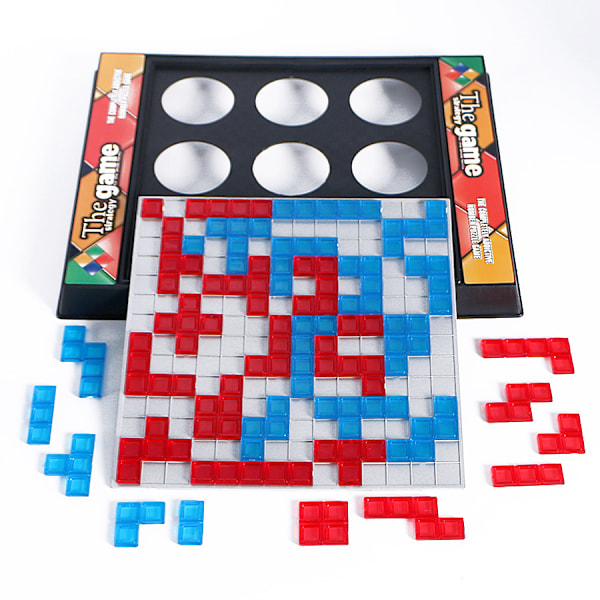 Tetris Family Tabletop Game Intelligence Puzzle Square Two Person Edition Gladiator Chess Parent-Child Children's Toy