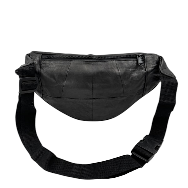 Midjeväska i läder Black Black
