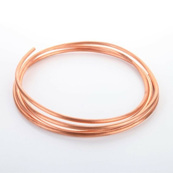 Copper pipe 2M OD 2mm x ID 1mm Soft pipe Copper Round pipe for refrigerator