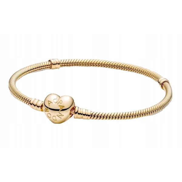Pandora Signature Hjerte Lås Armbånd 18{YD}