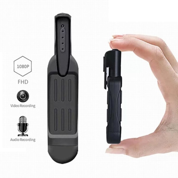 Mini Kamera Pen HD 1080P Clip på Kropskamera Videooptager Bærbar Lommekamera Bærbar Krops Pen Kamera{YD}