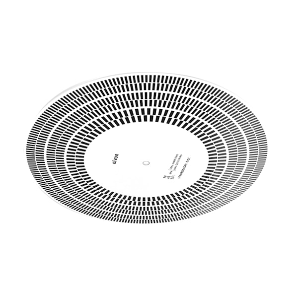 Stroboskop for LP-platespillere - Kalibreringsverktøy for hastighet og tonearm