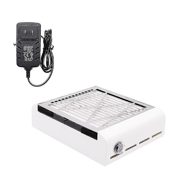Manikyr dammsugare 80W nageldammsugare fläkt dammuppsamlare[YD]
