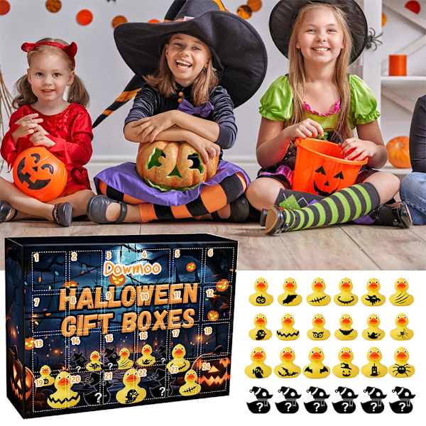 Halloween Julenissekalender 2024 Blind Box Gummibader Leke Jul 24 Dagers Nedtelling Morsomme Lekegaver For Gutter Jenter