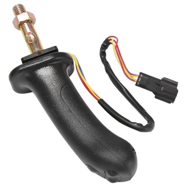 2 stk L+R 3 knapper gravemaskin joystick Assy håndtak brytere for Doosan Dx150 215 225 300 370-9c svart