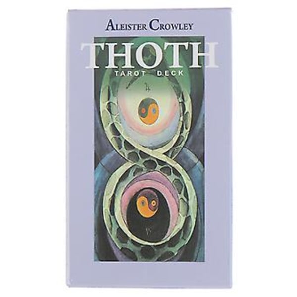 78 Kort Egyptisk Mytisk Spådom Aleister Crowley Thoth Tarot Lomme Guide
