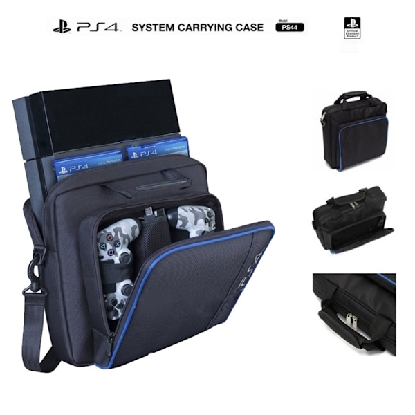 Förvaringsväska för PS4 / PS4 Pro Slim spelkonsol, axelväska, handväska