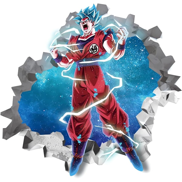 Dragon Ball väggdekal för sovrum, barnrumsdekor, anime inlay{DH}