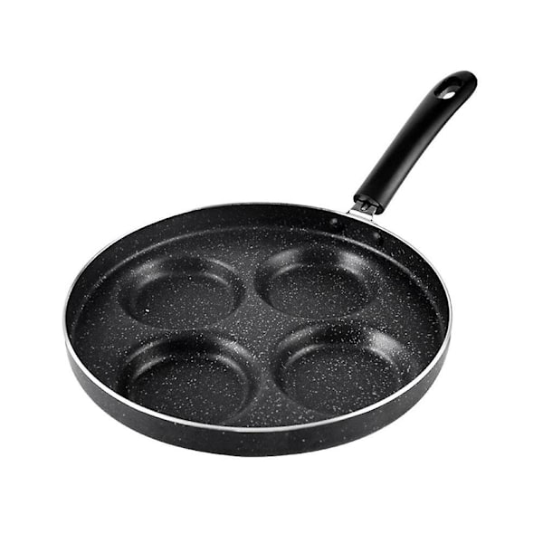 Speciell Gryta för Äggdumplings Fyra Hål Stekpanna Kärlek Hushåll 28cm Non Stick Stekanvändning (Som Visas) {GKS}