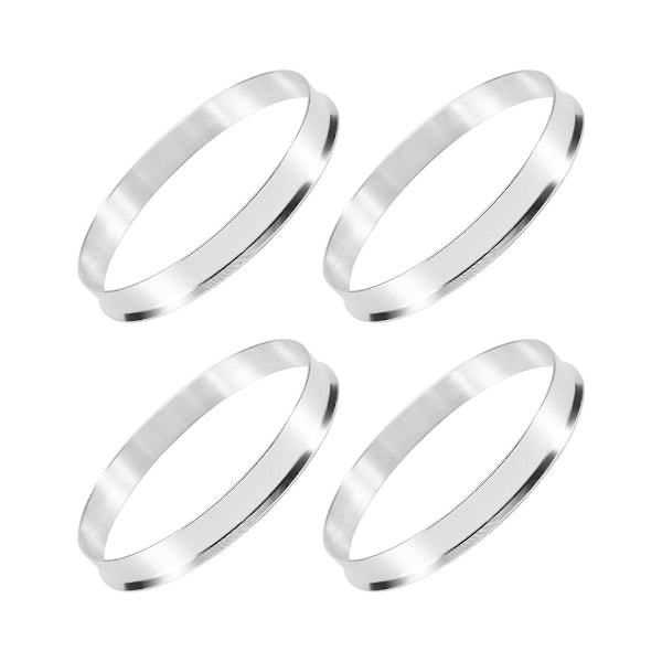4 st Universal Aluminium Navringar Hjuldistans Set 74.1mm YD 72.6mm ID