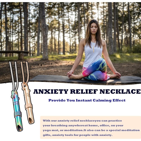 2 stk pusteanheng for angst Pusteanheng Angstanheng Stressavlastning Mindfulness-anheng Pusteanheng for angstlindring