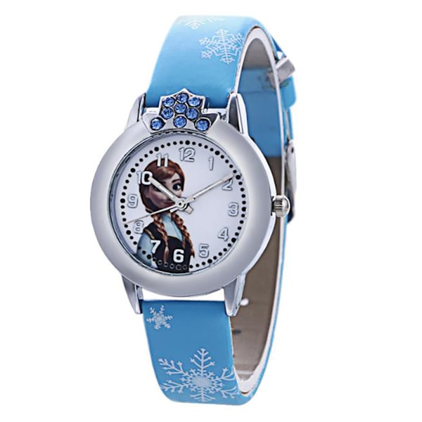 Frozen Snowflake Elsa Anna Prinsesse Smartwatches til Børn blue