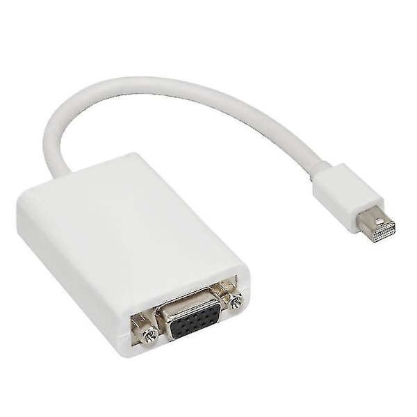 Tietokonetarvikkeet Setti Mini Display - VGA 15-nastainen naarasadapteri Applelle Valkoinen[YD] white