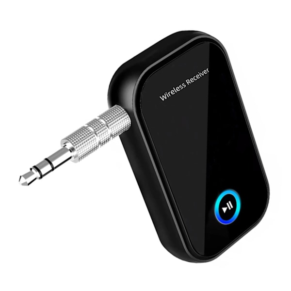 BT5.0 Bluetooth-mottagare för bil, handsfree-samtal, Aux Bluetooth-ljudmottagare 3,5 mm ljuduttag för bil/trådbundna hörlurar/hemmabio