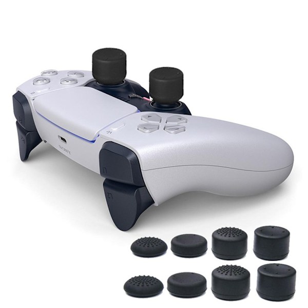 8 stk. PS5 Gamepad Thumb Stick Grip Cap Joystick Ekstra højt cover