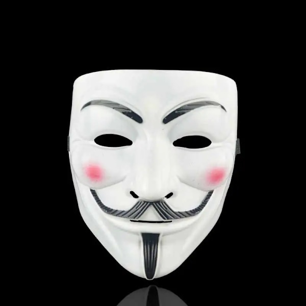 1 stk. Halloween Masker V for Vendetta Maske Anonym Guy Fawkes Halloween Fest Gave til Voksne Børn Film Tema Maske Cosplay Kostume black
