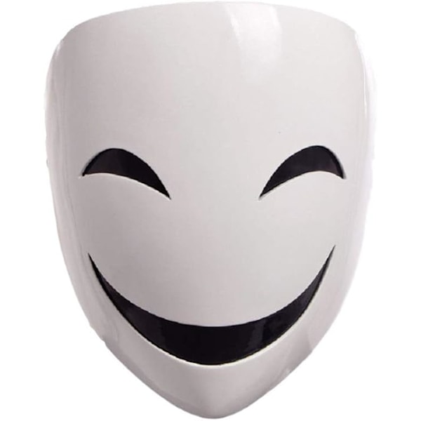 GK-O Anime Bullet Kagetane Hiruko Naamio Cosplay Puku Rekvisiitta Halloween Naamio Valkoinen{DH}