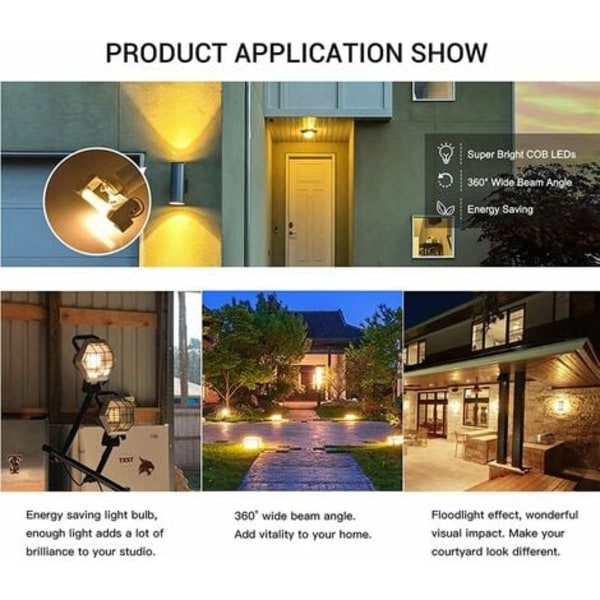 R7s LED 118mm Kallvit 6000k, 10w Ersätter halogen R7s J118[YD]