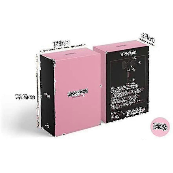 2024 Wosawe Blackpink Lysstav Hjerte/Hammer Formet Kpop Led Lysstav Koncertlys Hiphop Lysstav Fluorescerende Stav til Blackpink Fans-hao