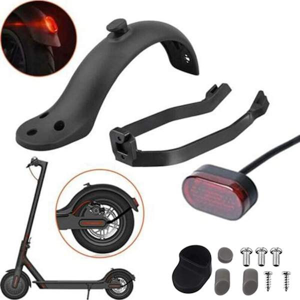 Bakre skärmskydd för Xiaomi 1S/M365 elscooter - Svart