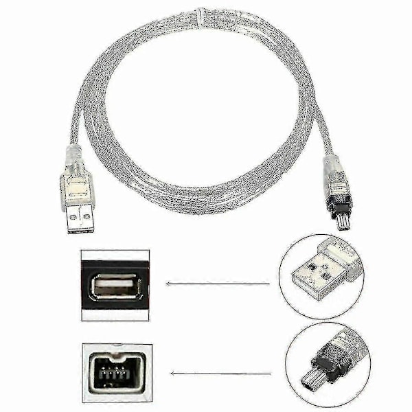 För Mini DV MiniDV USB Datakabel Firewire IEEE 1394 HDV Videokamera För Redigering På PC【YD】