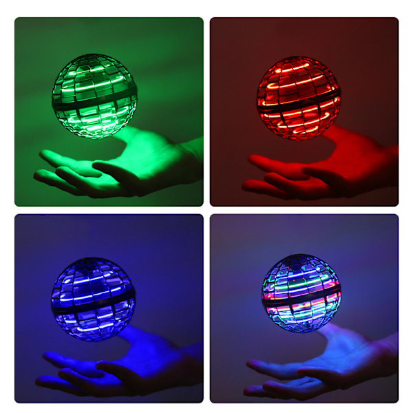 Barneleke UFO intelligent induksjonsflygende ball whirli