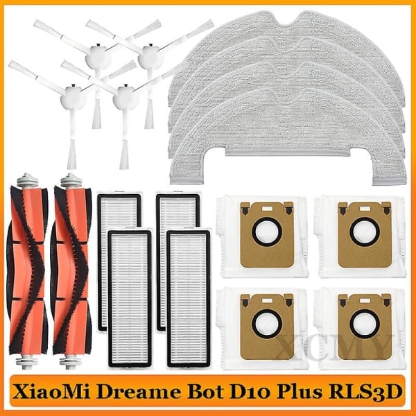 Reservedeler til Xiaomi Dreame Bot D10 Plus Rls3d robotstøvsuger