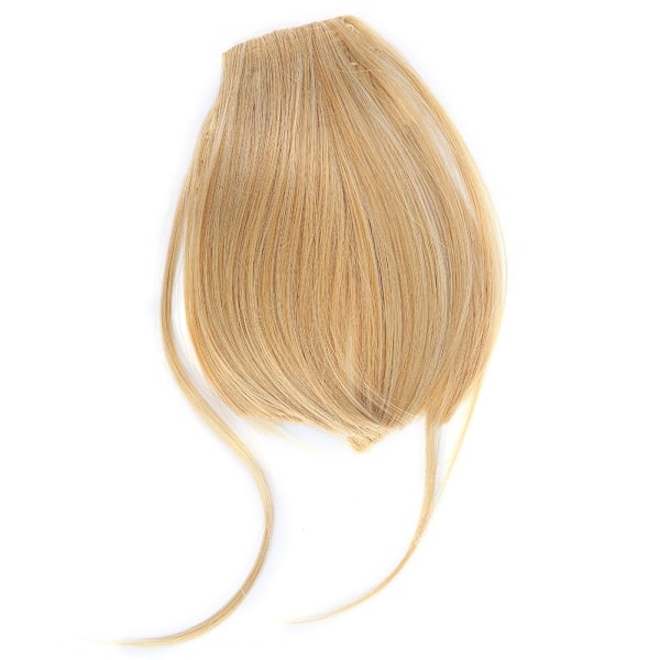 Clip On False Bangs Traceless Hair Extension Lashes Girls Synthetic Blunt Bangs Hair Piece 02#