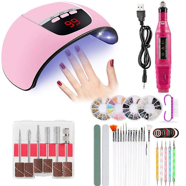 Uv Led Nail Lamp Light Portable Profession Snabb Akryl Polish Sensor