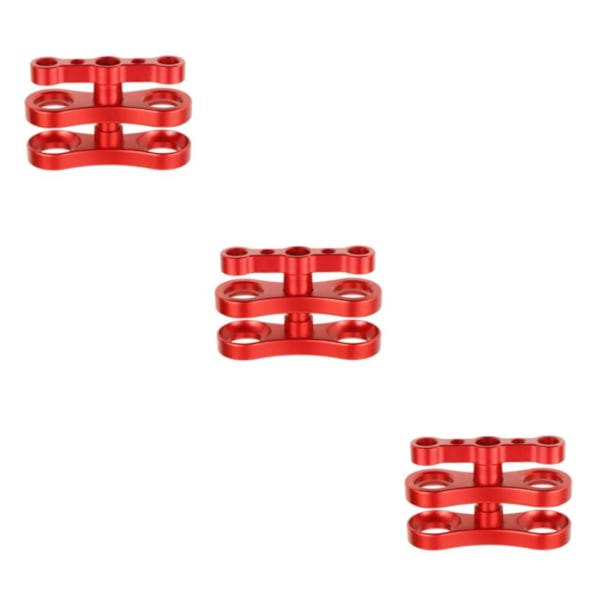 1/2/3 Aluminium Standard 1 Kuleklemme for Undervannsdykking Grå 7,01 x 4,5 cm [YD] gray 2.76 x 1.77 Inch 1Set