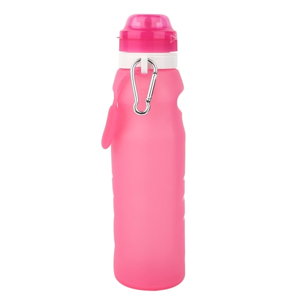 600ml Portabel Hopfällbar Silikonvattenflaska för Resor och Utomhussporter【YD】