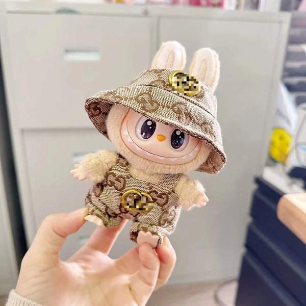 Dukketøj Mode Overalls Labubu Idol V1 V2 Dukketøj Tilbehør 15/17cm Plysdukke