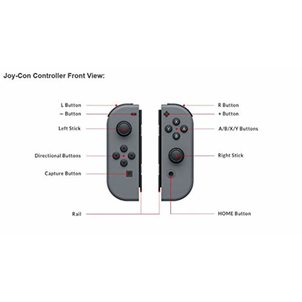 Joy Con (L/R) Trådløs Controller Nintendo Switch - Pink Green